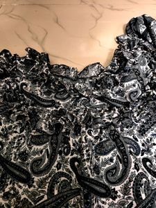 Black Beautiful Design Polyster Top