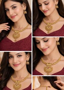 Exquisite Gold-Tone Necklace Unused
