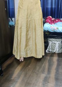 Long Skirt Golden Colour