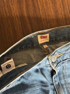 Levis Wide Leg Blue Denim Jeans