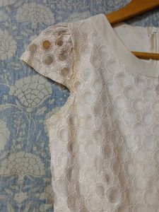 Elegant White Lace Dress