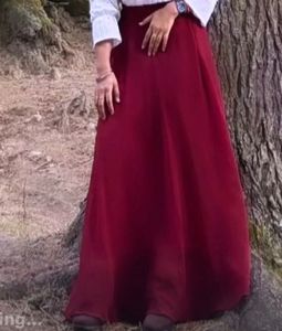 Maroon Ethnic Skirt