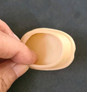 Off white shoes of a Doll from 1960s