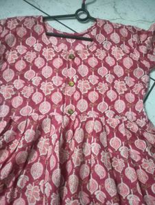 Stylish Pink anarkali Kurta