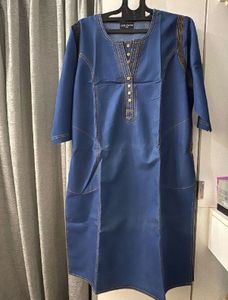 Classic Blue Denim Kurta