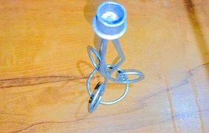 Silver Candle Holder