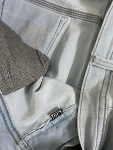 Striped Side Jeans