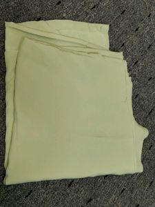 light pista green flowy fabric 2 mtrs