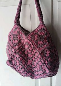 Chic Crochet Tote Bag