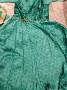 Beautiful Teal Ethnic Gown