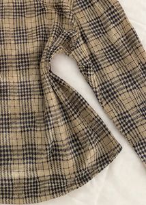 Stylish Plaid Top