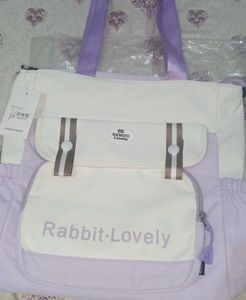 Pastel 'Rabbit Lovely' Tote Bag