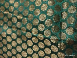 Green Gold Polka Dot Kurta &amp; Pink Pants Set