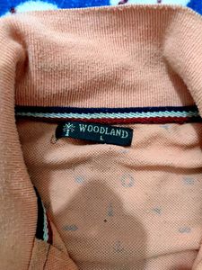 Stylish Peach Polo T Shirt