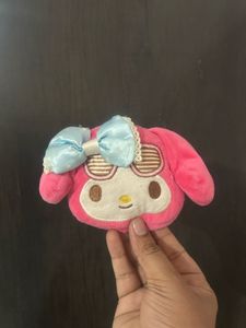 Cute Pink Plush Bunny Accessory