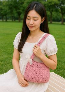 Cute Crochet Bag🎀(pinterest inspired)