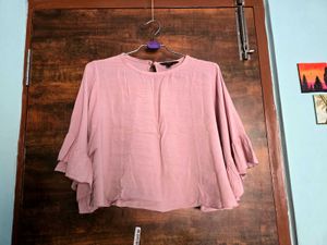 Chic Pink Bell Sleeve Top - Zink London
