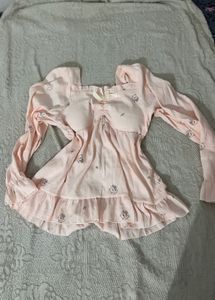 Cute Pink padded night suit set