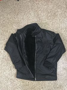 Black Faux Leather Jacket