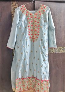 New Kurta With Dupatta, Bottom Not Available