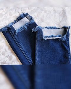 High Rise Blue Denim Skinny Jeans
