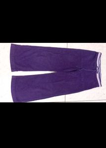 Purple Wide Leg Pants