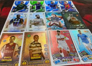 🏆 Lot of 12 Rare 🔥Topps Match Football Cards