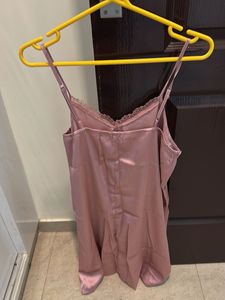 Silky Lace Trim Cami Top