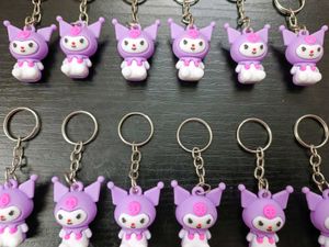 Set of 12 Kuromi Character Keychains