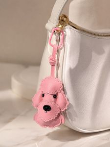 Cute  Poodle Keychain Bag Charm