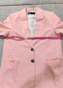 Women's Peach Zara Blazer