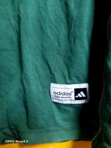 Adidas back print tee