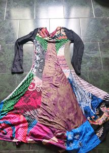 Boho Patchwork Dress