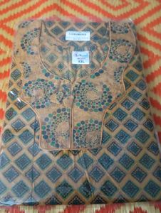Printed Piping Nighty for Women XXL