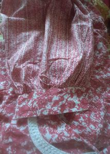 Elegant Pink Cord set with Haram Pant