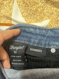 Wrangler Men Jeans 32 Waist Blue