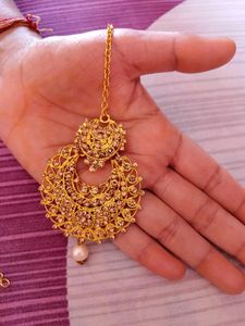 Price Drop ✨Earrings With Maangtika