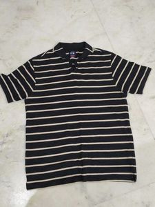 Men's Striped Polo T-Shirt