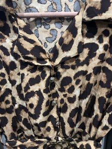 Leopard Print Long Sleeve coord set