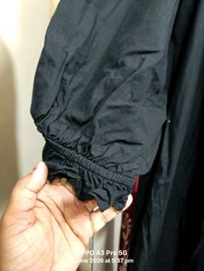 Black Embroidered Bayside Ladder Trim Dress.