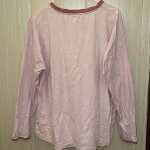 Cute Pink Long Sleeve Top