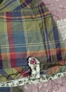 Plaid Short Sleeve Shirt