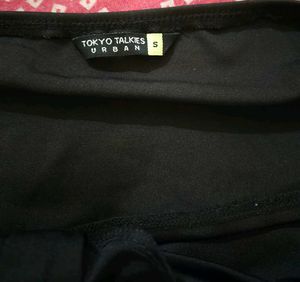 Black solid camisole