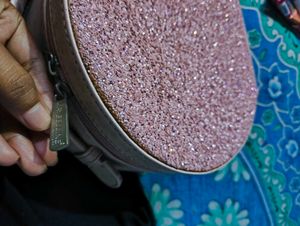 Pink Glitter Pouch