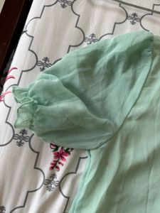Elegant Mint Green Top