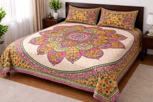 Cotton floral ( 213×213cm) King size