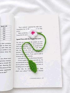 Handmade Crochet Flower Bookmark