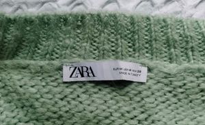 Zara Green Knit Sweater