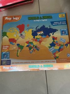 Mapology World & India Puzzle