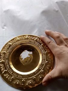 Vintage Ornate Gold Plate